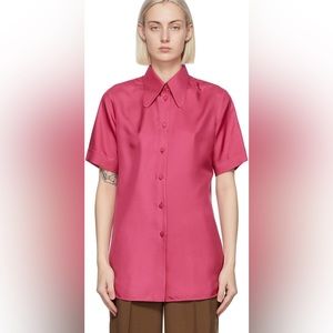 Gucci Silk Blouse Bright pink